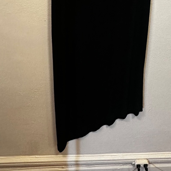 Travelers asymetrical hem stretch jersey pullover dress - Picture 3 of 5